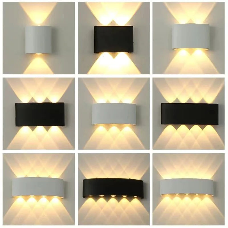 LED Wall Light - Outdoor & Indoor Up/Down Modern Fixture
